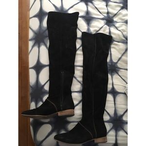 Free People Over The Knee Suede Boots